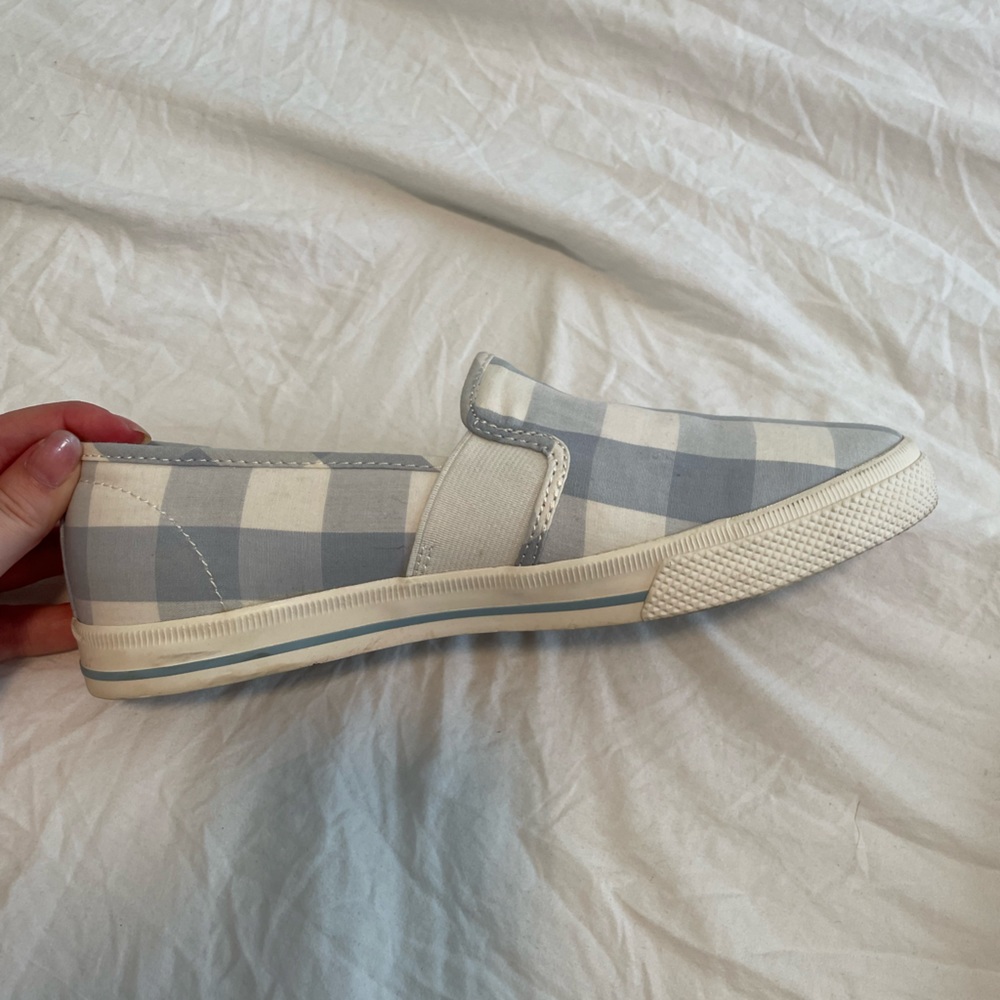 Ralph Lauren Polo Blue Gingham Sneakers
